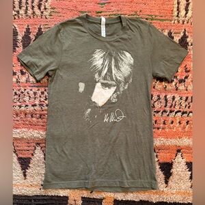 Michael McDonald Tee Shirt sz Small women’s olive green
